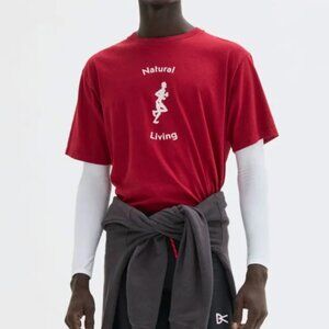 District Vision California Cotton Tee, Red Living